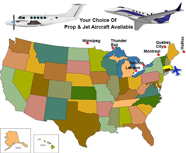 Massachusetts Charter Flight Directory